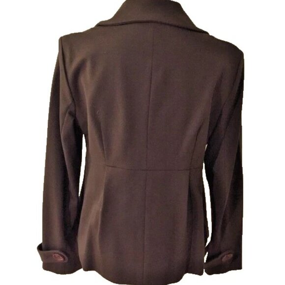 MICHAEL KORS Brown Double Breasted Blazer Jacket ( Size-10 ) NWT Retails $159.00 - Picture 4 of 8